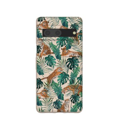 Seashell Jungle Tigers Google Pixel 7 Case