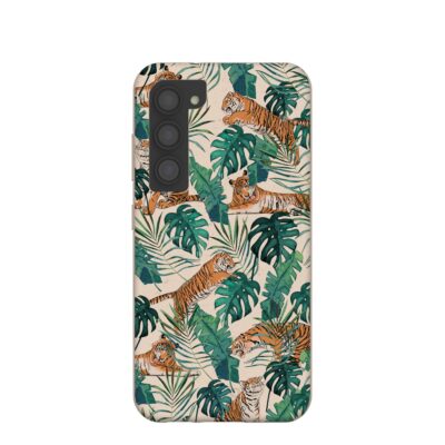 Seashell Jungle Tigers Samsung Galaxy S23 Case