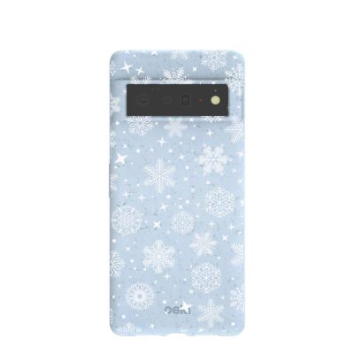 Powder Blue Let it Snow Google Pixel 6 Pro Case