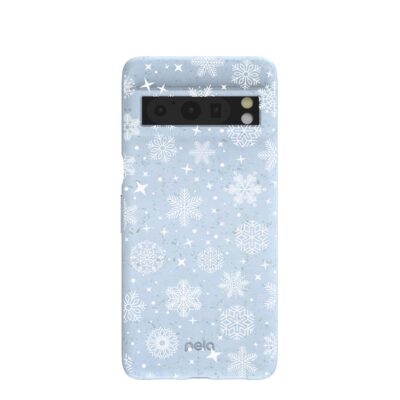 Powder Blue Let it Snow Google Pixel 8 Pro Case