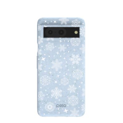 Powder Blue Let it Snow Google Pixel 8 Case