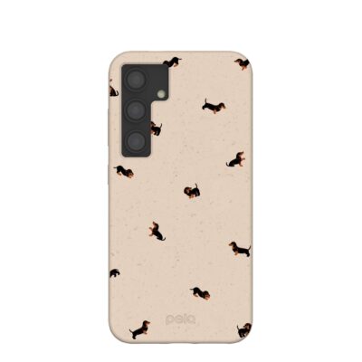 Seashell Lil Dachshunds Samsung Galaxy S24 Case