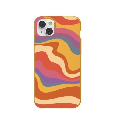 Honey Liquid Sunset iPhone 14 Plus Case