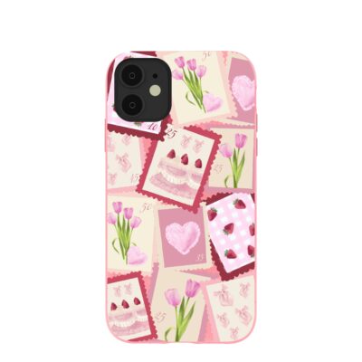 Bubblegum Pink Love Letters iPhone 11 Case