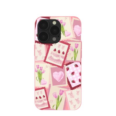 Bubblegum Pink Love Letters iPhone 13 Pro Case