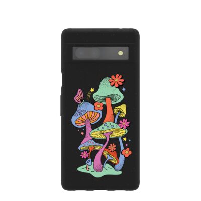 Black Magical Forest Google Pixel 7a Case