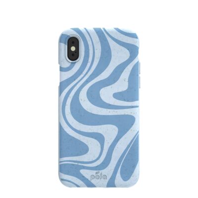 Powder Blue Mellow iPhone X Case