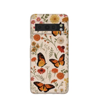 Seashell Monarch Butterfly Google Pixel 8 Pro Case