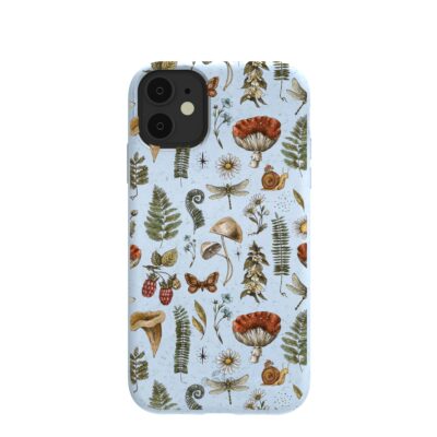 Powder Blue Nature walks iPhone 11 Case