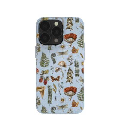 Powder Blue Nature walks iPhone 13 Pro Case