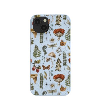 Powder Blue Nature walks iPhone 13 Case