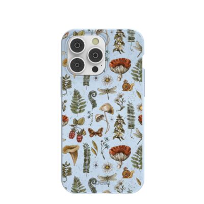 Powder Blue Nature walks iPhone 14 Pro Max Case