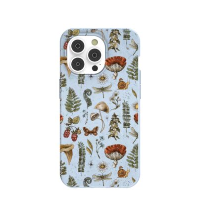 Powder Blue Nature walks iPhone 14 Pro Case