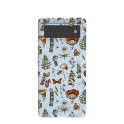 Powder Blue Nature walks Google Pixel 6 Case