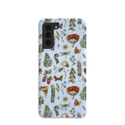 Powder Blue Nature walks Samsung Galaxy S21 Case