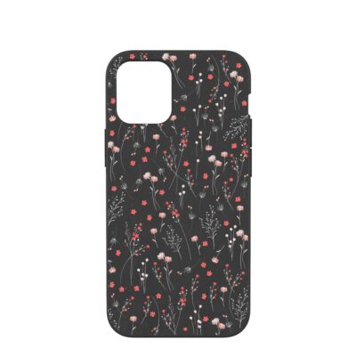 Black Night Garden iPhone 12 Mini Case