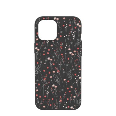 Black Night Garden iPhone 12 Pro Max Case