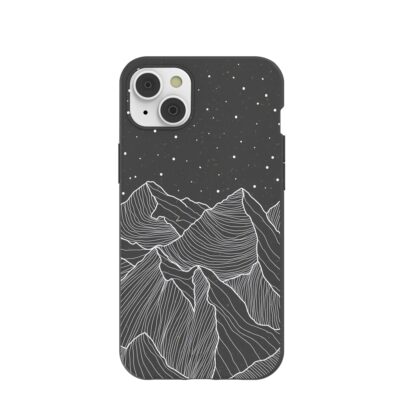 Black Night Panorama iPhone 14 Plus Case