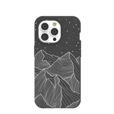 Black Night Panorama iPhone 14 Pro Case