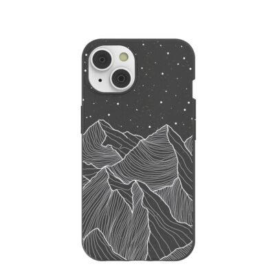 Black Night Panorama iPhone 14 Case