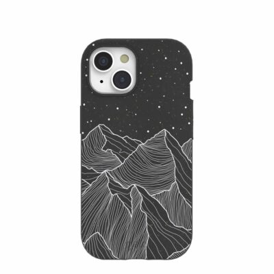 Black Night Panorama iPhone 15 Case