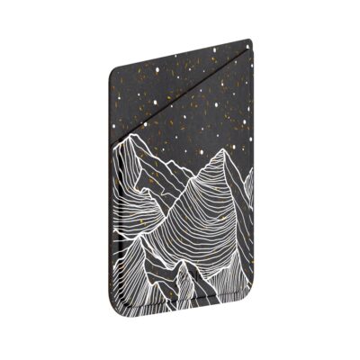 Night Panorama Black Phone Case Card Holder