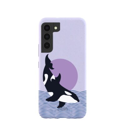 Lavender Orca Samsung Galaxy S22 Case