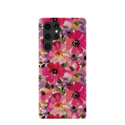 Seashell Painted Petals Samsung Galaxy S22 Ultra Case