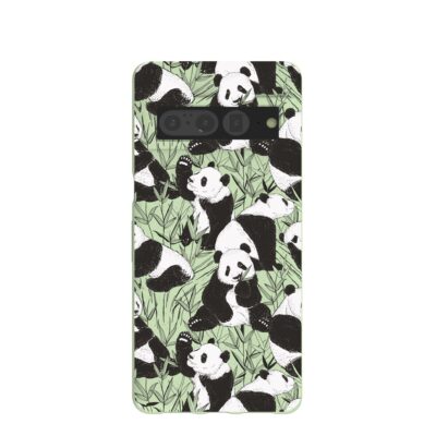 Sage Green Pandamonium Google Pixel 7 Pro Case