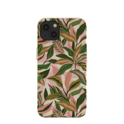 London Fog Pink Botanics iPhone 13 Case