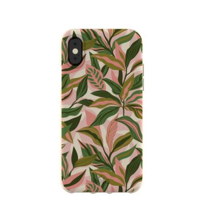 London Fog Pink Botanics iPhone X Case