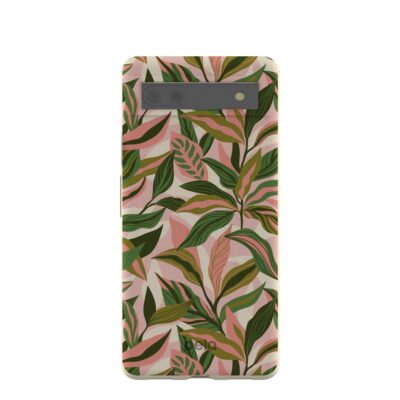 London Fog Pink Botanics Google Pixel 6a Case