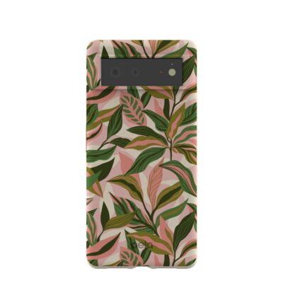 London Fog Pink Botanics Google Pixel 6 Case