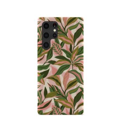 London Fog Pink Botanics Samsung Galaxy S22 Ultra Case