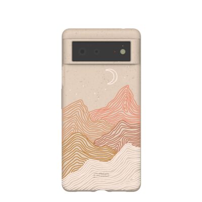 Seashell Pink Peaks Google Pixel 6 Case