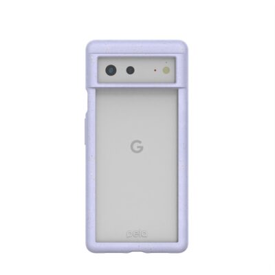 Clear Google Pixel 6 Case with Lavender Ridge