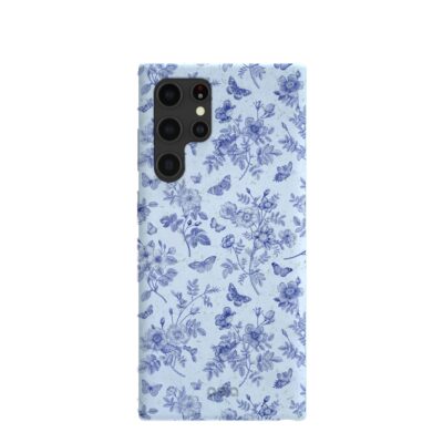 Powder Blue Porcelain Samsung Galaxy S22 Ultra Case