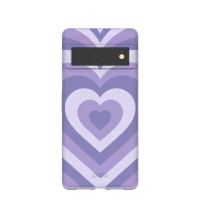 Lavender Power Hearts Google Pixel 6 Pro Case