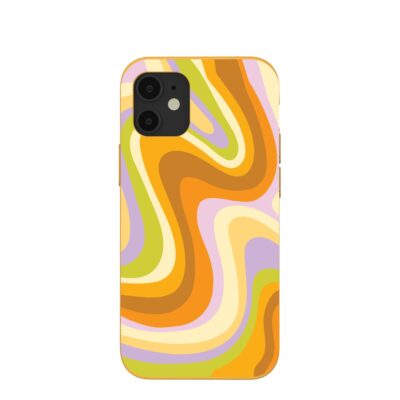 Honey Psychedelic Wave iPhone 12 Mini Case