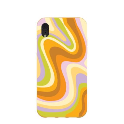 Honey Psychedelic Wave iPhone XR Case