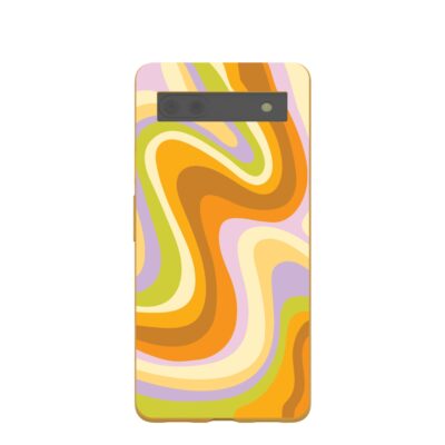 Honey Psychedelic Wave Google Pixel 6a Case