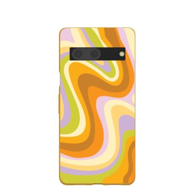 Honey Psychedelic Wave Google Pixel 7 Case