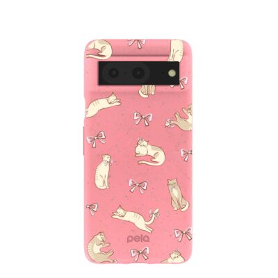 Bubblegum Pink Purrfection Google Pixel 8 Case