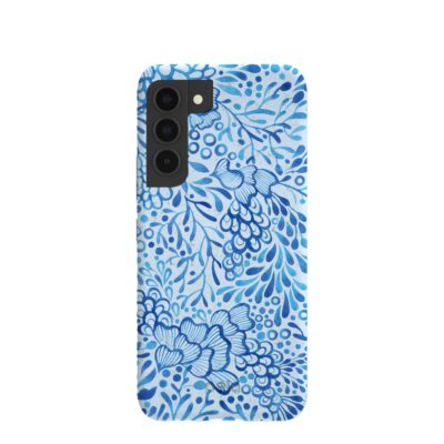 Powder Blue Reef Samsung Galaxy S22 Case