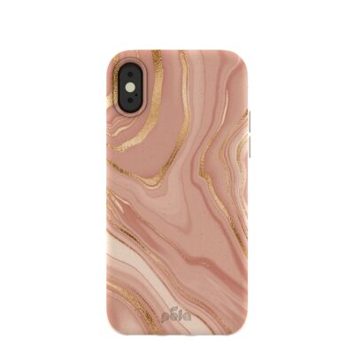 Seashell Rose Gold iPhone X Case