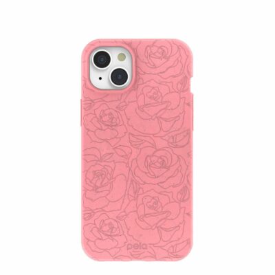 Bubblegum Pink Rosettes iPhone 15 Plus Case