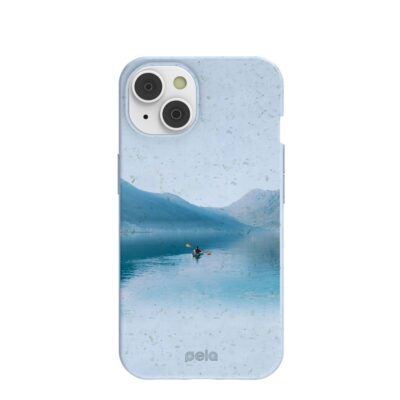 Powder Blue Serene iPhone 14 Case