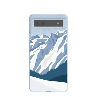 Powder Blue Slopes Calling Google Pixel 6a Case