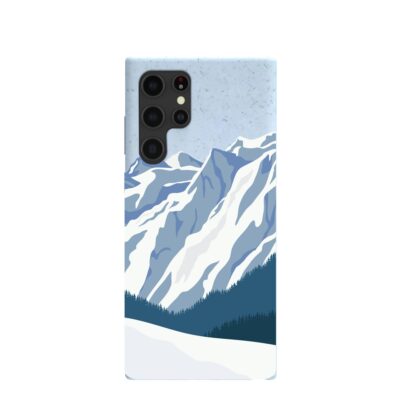 Powder Blue Slopes Calling Samsung Galaxy S22 Ultra Case