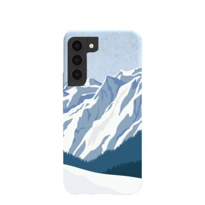 Powder Blue Slopes Calling Samsung Galaxy S22 Case